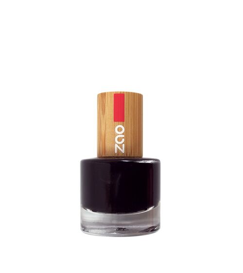 ZAO, Naturlig Neglelak 644 Black, 8 ml