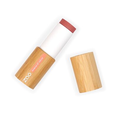 ZAO, Økologisk Blush Stick, 842 Rose Coquelicot