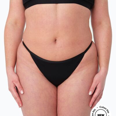 Culotte Ficelle Dentelle Noire