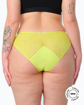 Culotte Cheeky Dentelle Lime 4