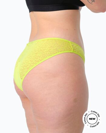 Culotte Cheeky Dentelle Lime 3