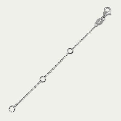 Chain extension, sterling silver