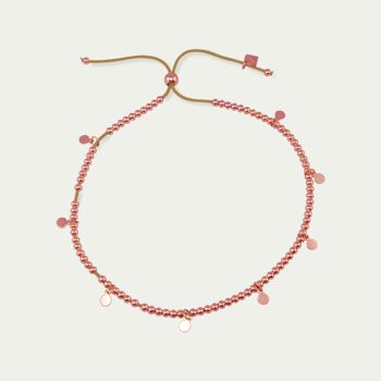 Bracelet de cheville Sprinkle, plaqué or rose - couleur du bracelet 1