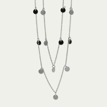 Collier Mini Coin long, argent sterling 1