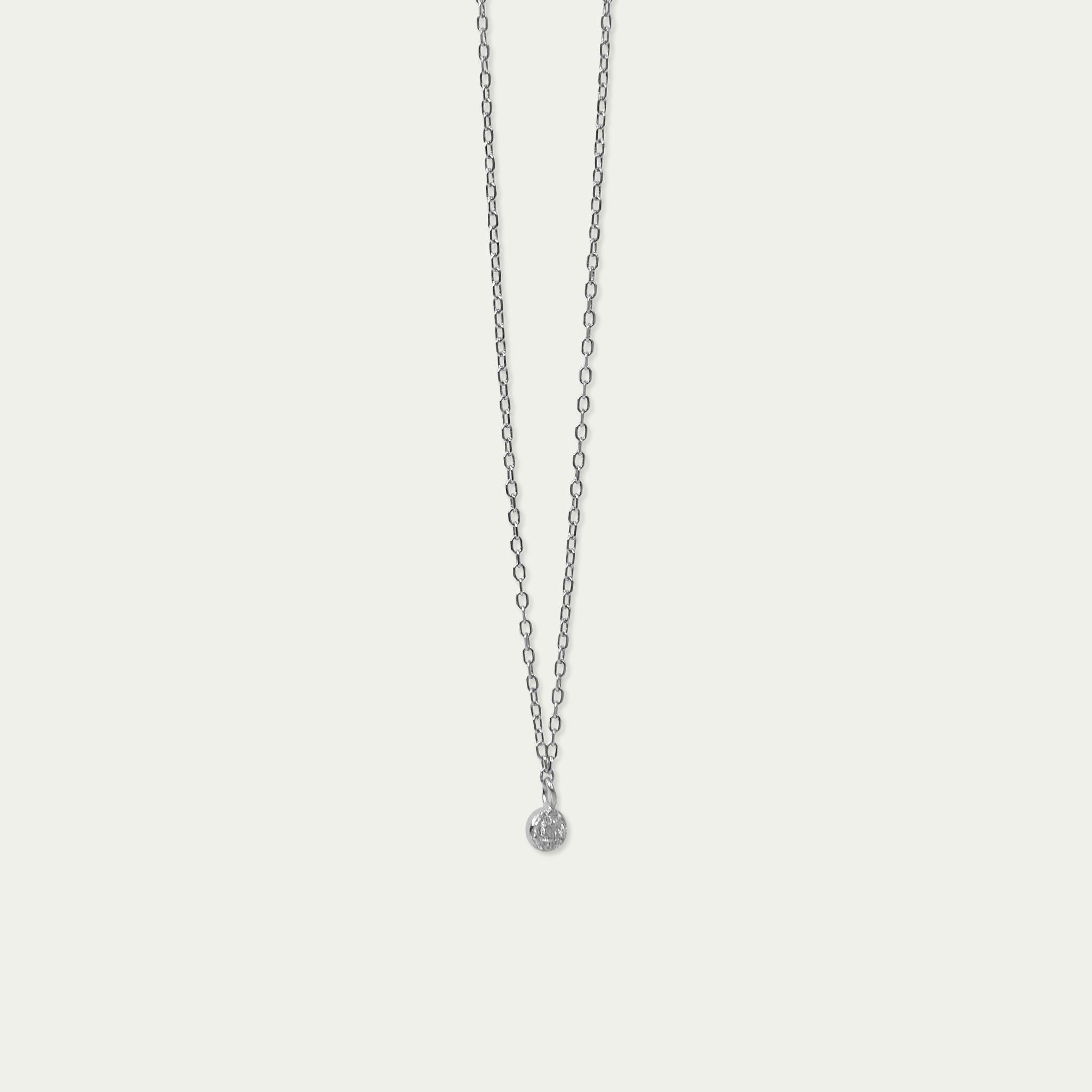 Collier mini pavé, argent sterling