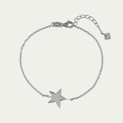 Bracciale stella, argento