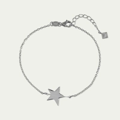 Star bracelet, sterling silver