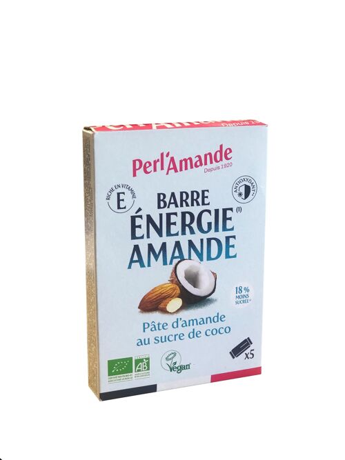 ETUIS 5 BARRES PATE AMANDE BLANCHE AU SUCRE DE COCO