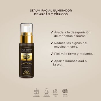 SÉRUM ÉCLAIRCISSANT POUR LE VISAGE ARGAN & CITRUS 2