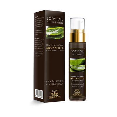 ARGAN NOURISHING BODY OIL WITH ALOE VERA AND CARROT