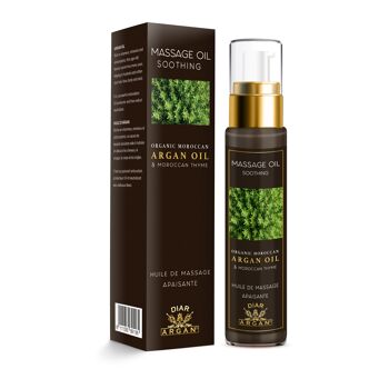 HUILE DE MASSAGE ARGAN APAISANTE AU THYM 1