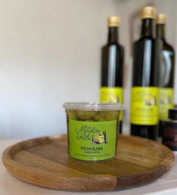 Olives vertes fraîches PICHOLINES - 550g 2