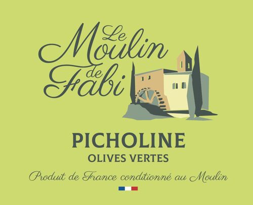 Olives vertes fraîches PICHOLINES - 550g