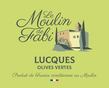 Olives vertes fraîches LUCQUES - 550g 1