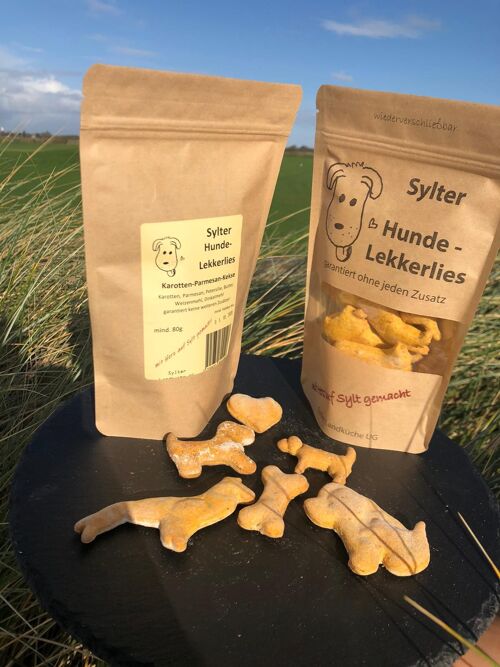 Sylter Hunde-Lekkerlies Karotte-Parmesan-Kekse