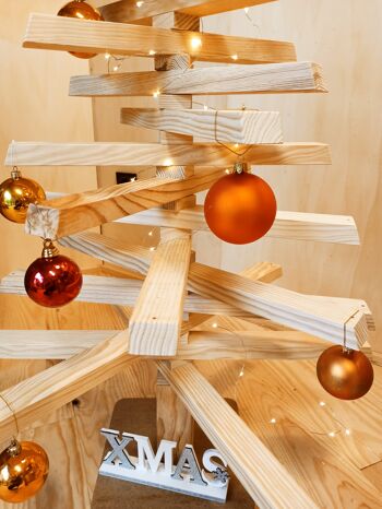 Sapin de Noël en bois 2