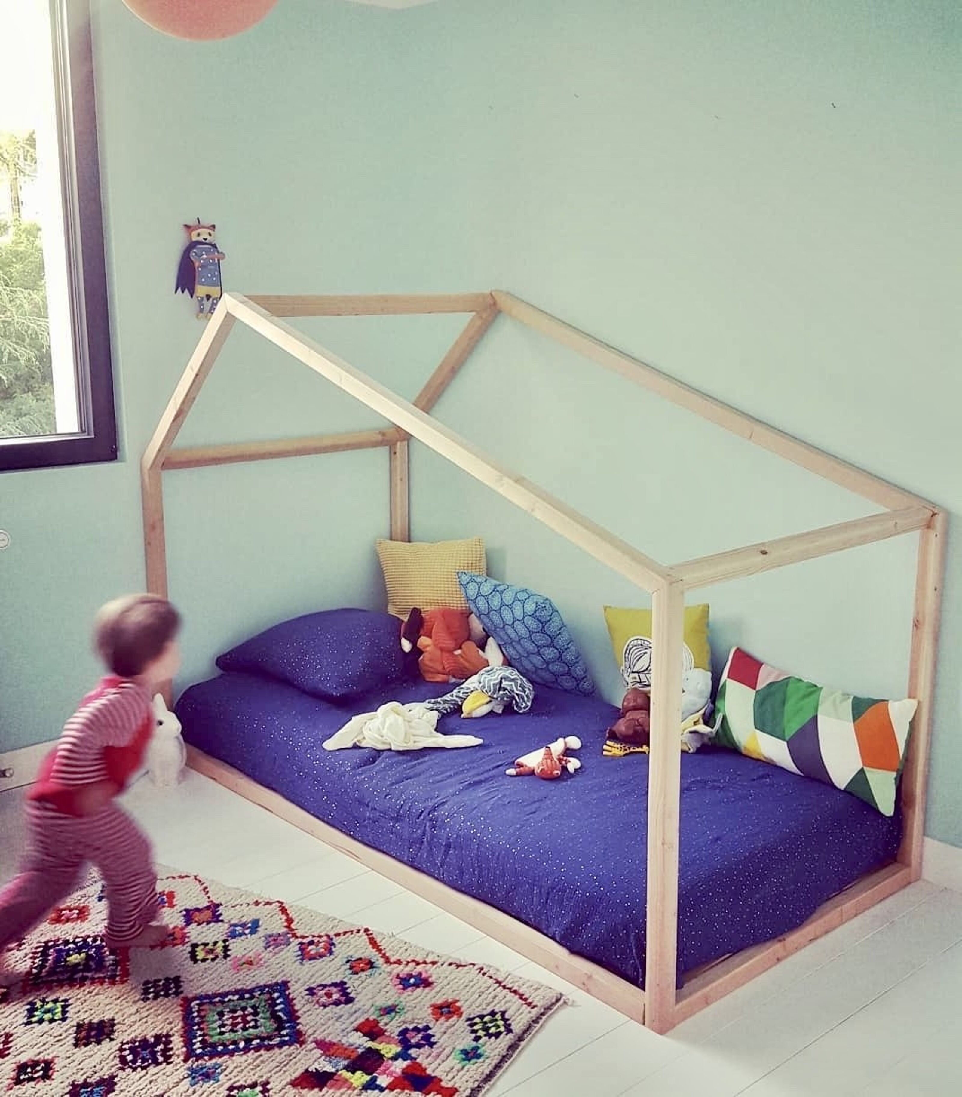 DIY Hamaca para cama Montessori / Hammock for toddler house bed 