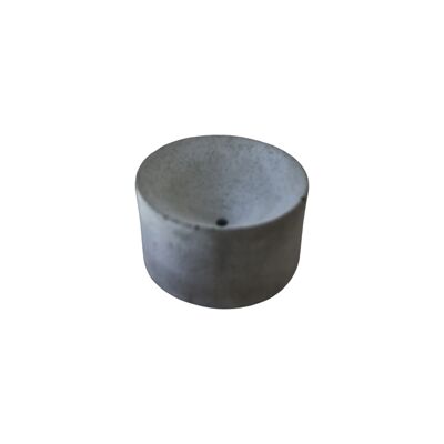 Minimalistischer Räucherstäbchenhalter aus Beton - grau