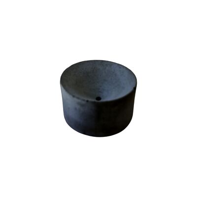 Concrete minimalist incense holder - Black