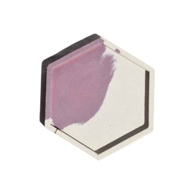Piastrella per pavimento in cemento tascabile vuota - Bianco/viola