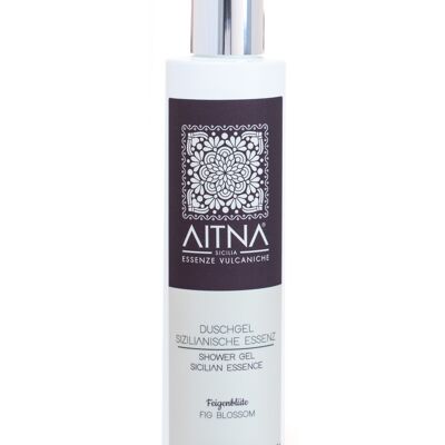 Aitna Naturkosmetik Volcanic Organic Shower Gel Sicilian Essence Fig Blossom Made in Italy Pack of 1 (1 x 200 ml)