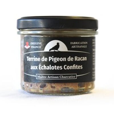 Terrine de pigeon de Racan aux échalotes confites 80g