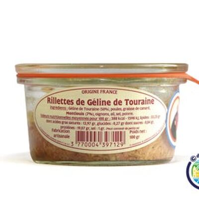 Rillettes de Géline de Touraine 100g