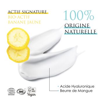 HYDRAMUSE - Crème Réconfortante Bio à la Banane Jaune 3