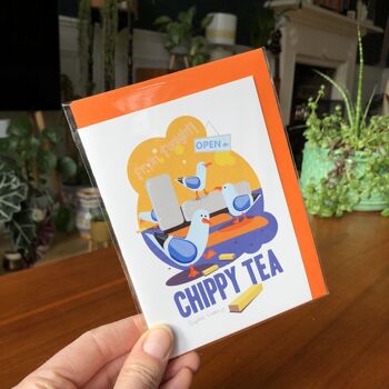 Carte de voeux Chippy Tea 2