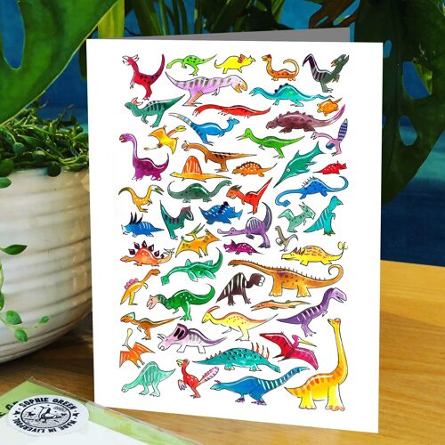 Dinosaur Greetings Card