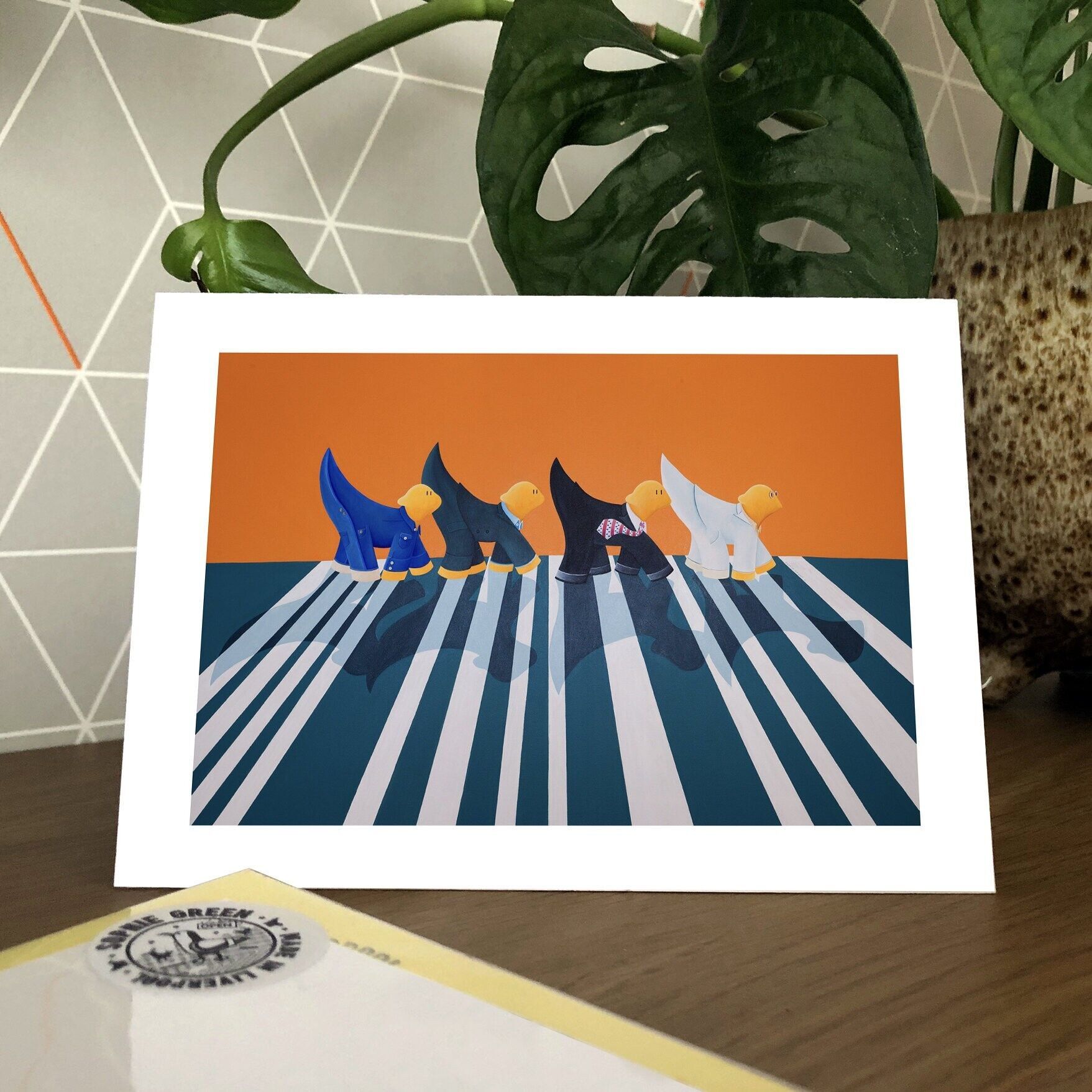 Biglietto di auguri Liverpool Superlambanana Lamby Road