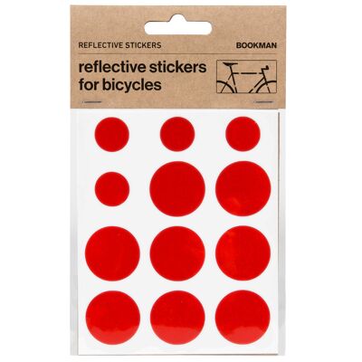 Sticky Reflectors Red