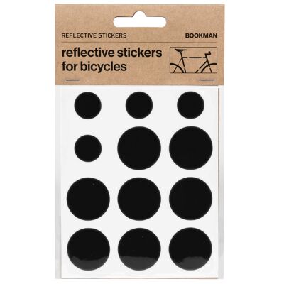 Reflectores adhesivos negros