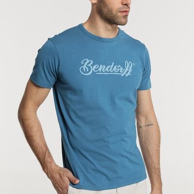 T-shirts BENDORFF pour hommes en été 20 | 100% COTON | Bleu - 262