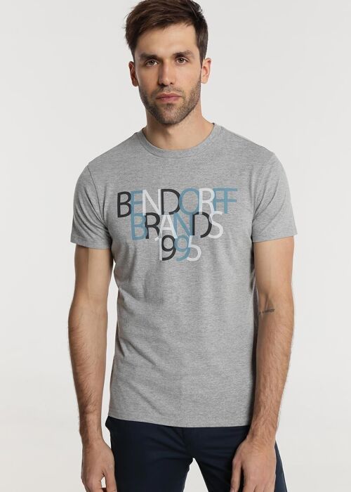 BENDORFF T-shirts for Mens in Summer 20 | 90% COTTON 10% VISCOSE | Grey