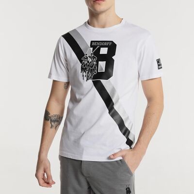 T-shirts BENDORFF pour hommes en été 20 | 100% COTON | Blanc - 201/2