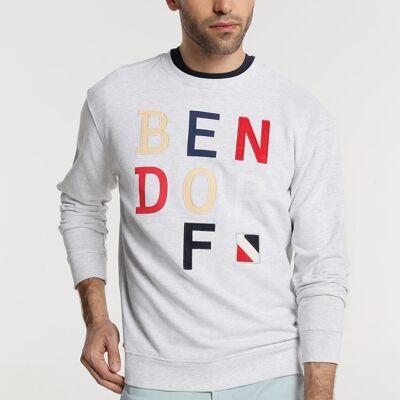 BENDORFF Sweatshirts for Mens in Summer 20 | 100% COTTON | Gray - 291