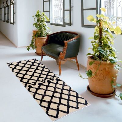 IKAT Satin Linen Kilim Rug