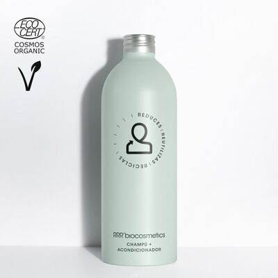 Shampoing + Après-shampooing écologique RECHARGE 500 ml
