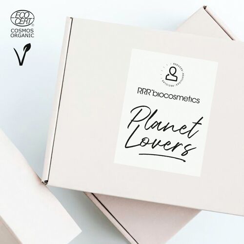 PLANET LOVERS. Champú Acondicionador + Gel de baño + Loción corporal ecológicos 500 ml