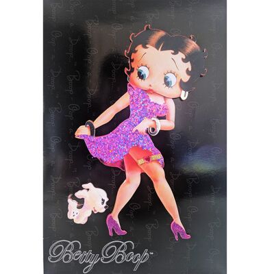 Betty Boop Flirt Decoupage Blank Greetings Card (3D)