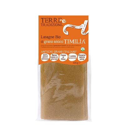 Lasagne Bio di antico grano duro Timilìa