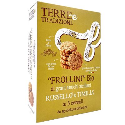 Frollini Bio di antichi grani italiani Russello e Timilìa ai 5 Cereali
