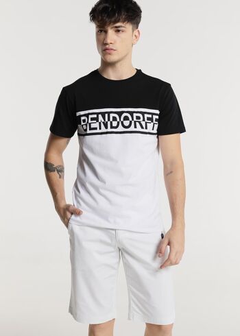 T-shirts BENDORFF pour hommes en été 20 | 95% COTON 5% ÉLASTHANNE | blanc