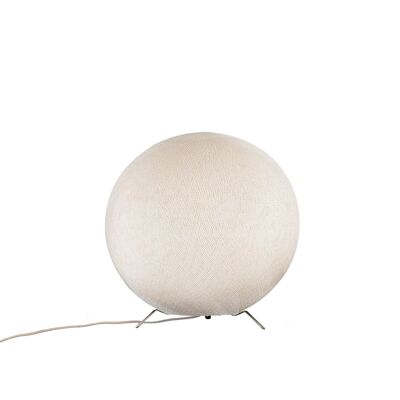 Ecru magnetic globe table lamp - size XS