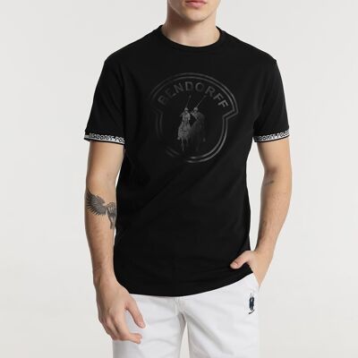 T-shirts BENDORFF pour hommes en été 20 | 95% COTON 5% ÉLASTHANNE | Noir