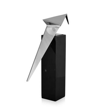 ADM - Objet Déco 'Oigami Origami' - Couleur Argent - 30 x 24 x 7 cm 8