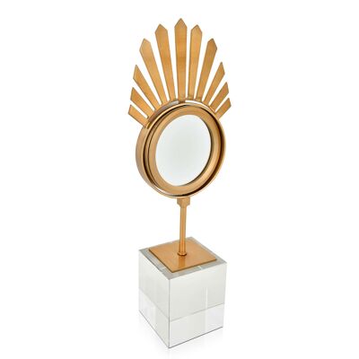 ADM - Objet déco 'Œil' - Coloris Cuivre - 35 x 8 x 8 cm