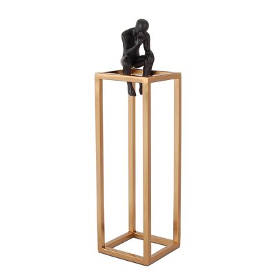 ADM - Decorative object 'Thinker XH' - Copper color - 40 x 10 x 10 cm