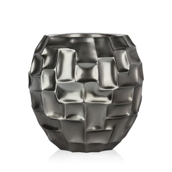 ADM - 'Vase de table mosaïque' - Couleur anthracite - 30 x Ø30 cm 4